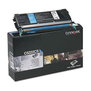 OEM Lexmark C5222CS Cyan Toner Cartridge (3,000 Pages)