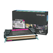 OEM Lexmark C736H4MG Magenta Toner Cartridge (10,000 Pages)