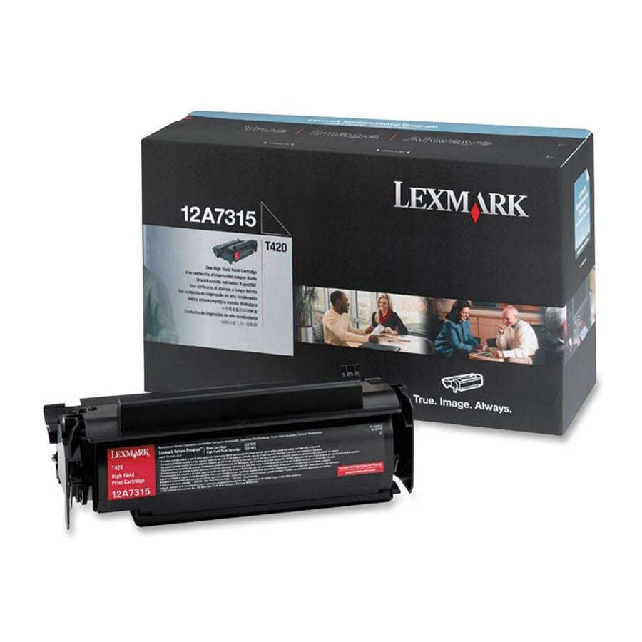 OEM Lexmark 12A7315 Black Toner Cartridge (10,000 Pages)