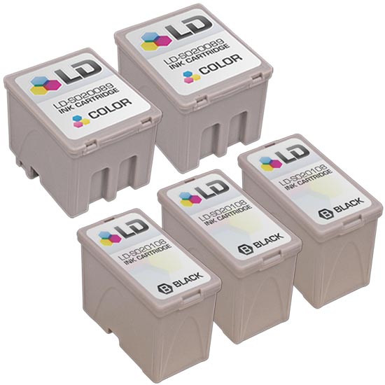 Set of 5 Compatible Epson S020108/S020089 Multi Ink Cartridges