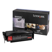 OEM Lexmark 12A8325 Black Toner Cartridge (12,000 Pages)