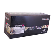 OEM Lexmark 15G642M Magenta Toner Cartridge (15,000 Pages)