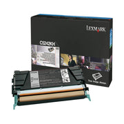 OEM Lexmark C5242KH Black Toner Cartridge (8,000 Pages)
