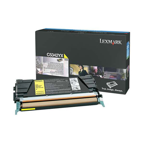 OEM Lexmark C5342YX Yellow Toner Cartridge (7,000 Pages)