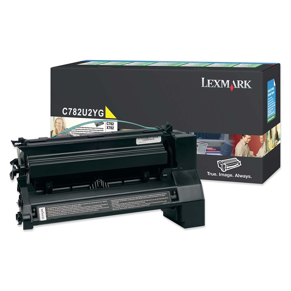 OEM Lexmark C782U2YG Yellow Toner Cartridge (16,500 Pages)