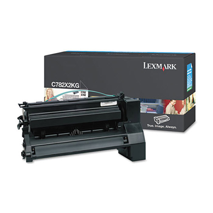 OEM Lexmark C782X2KG Black Toner Cartridge (15,000 Pages)
