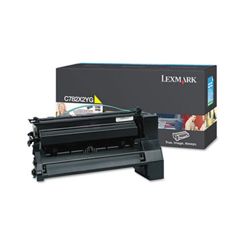 OEM Lexmark C782X2YG Yellow Toner Cartridge (15,000 Pages)