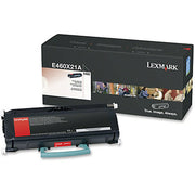 OEM Lexmark E460X21A Black Toner Cartridge (15,000 Pages)