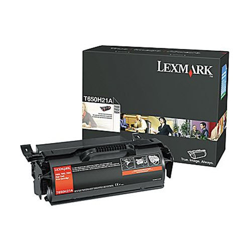 OEM Lexmark T650H21A Black Toner Cartridge (25,000 Pages)