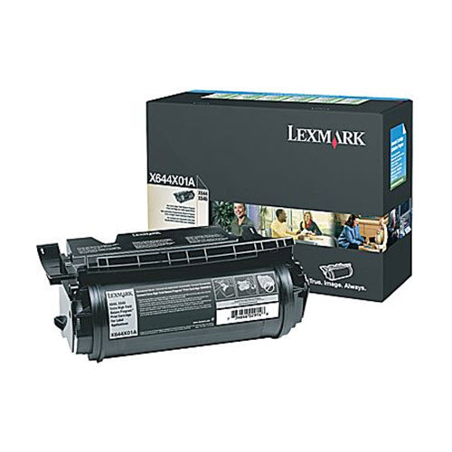 OEM Lexmark X644X01A Extra High Yield Black Toner Cartridge (32,000 Pages)