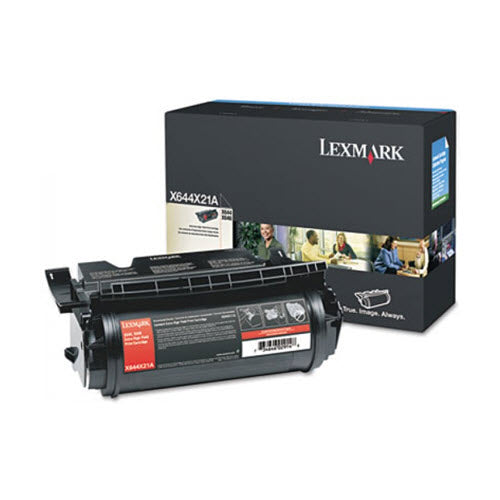 OEM Lexmark X644X21A Black Toner Cartridge (32,000 Pages)