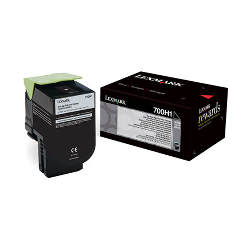 OEM Lexmark 70C0H10 Black Toner Cartridge (4,000 Pages)