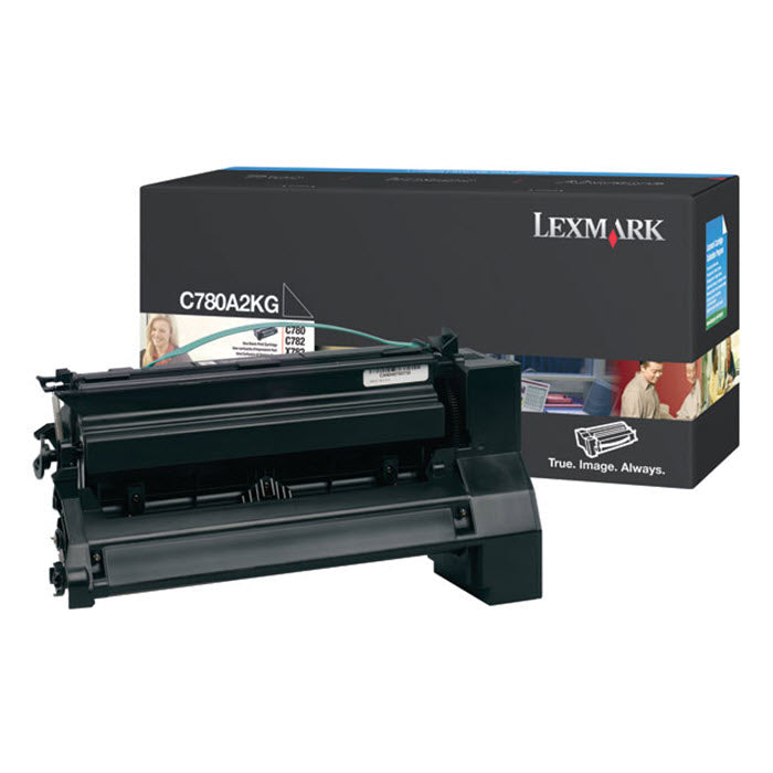 OEM Lexmark C780A2KG Black Toner Cartridge (6,000 Pages)
