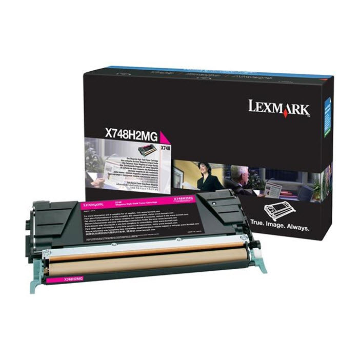 OEM Lexmark X748H2MG Magenta Toner Cartridge (10,000 Pages)