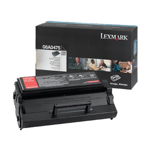 OEM Lexmark 08A0475 Black Toner Cartridge (3,000 Pages)