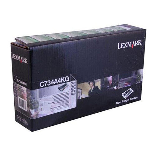 OEM Lexmark C734A4KG Black Toner Cartridge (8,000 Pages)