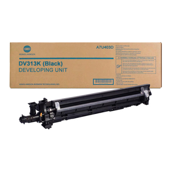 OEM Konica Minolta A7U403D Black Developer Unit (600,000 Pages)