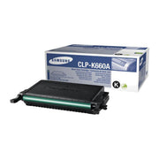 OEM Samsung CLP-K660A Black Laser Toner Cartridge (2,500 Pages)