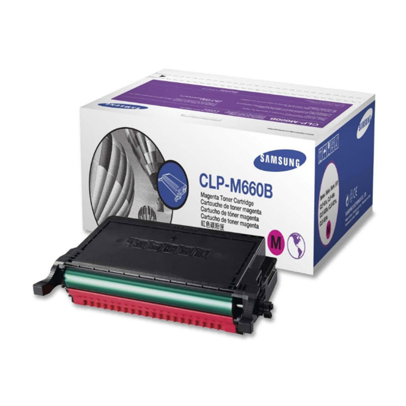 OEM Samsung CLP-M660B High Yield Magenta Laser Toner Cartridge (5,000 Pages)