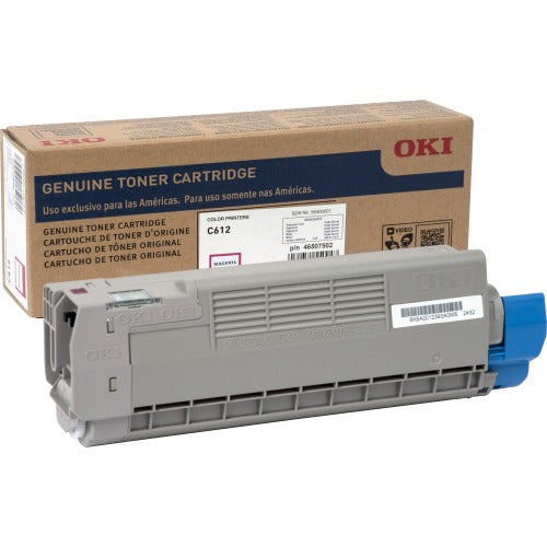OEM Okidata 46507502 Magenta Toner Cartridge (6,000 Pages)
