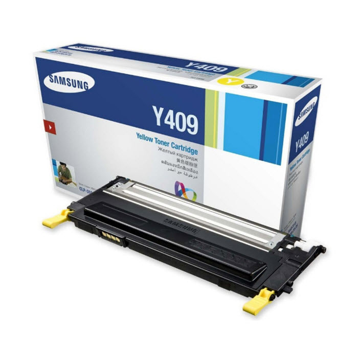 OEM Samsung CLT-Y409S Yellow Toner Cartridge (1,000 Pages)