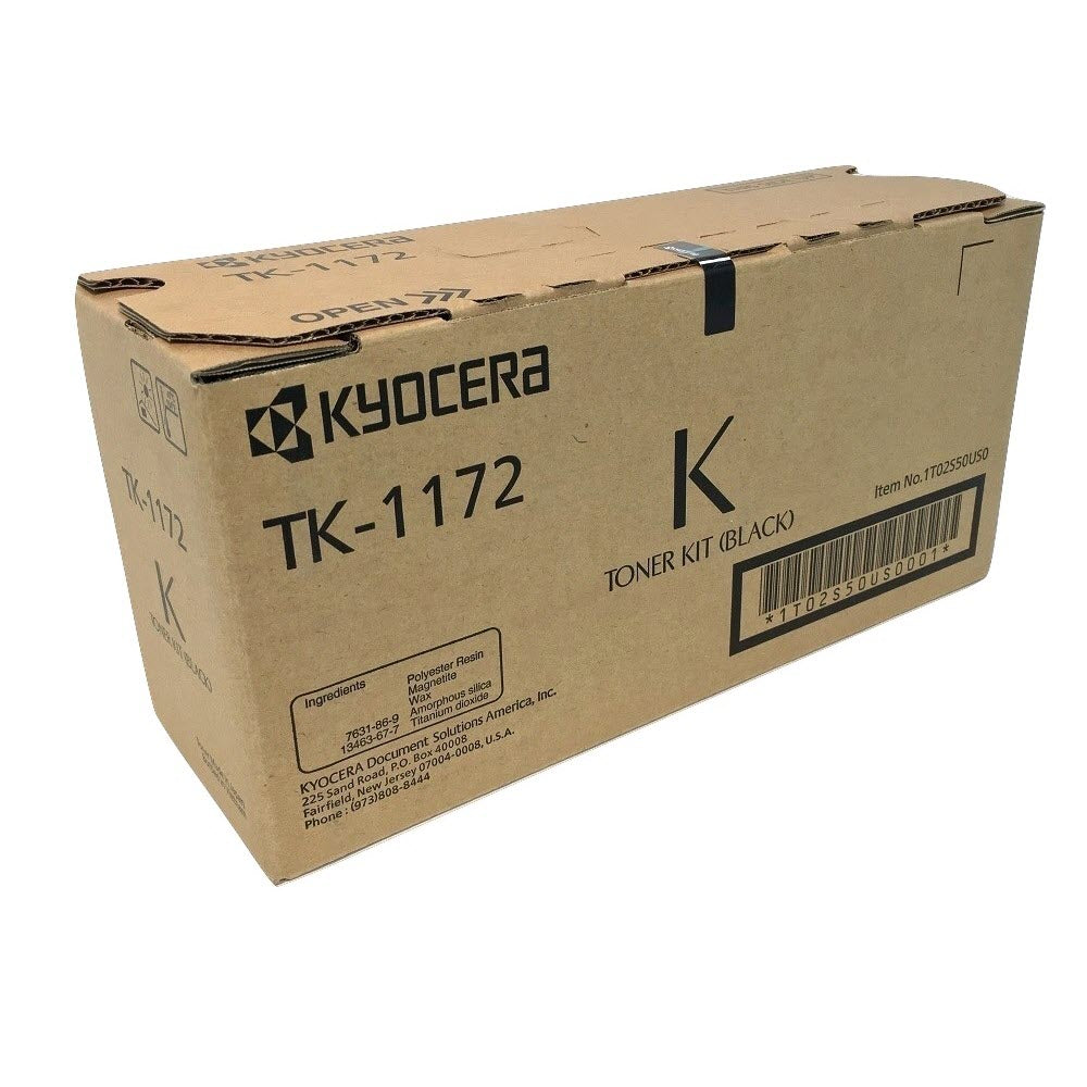 OEM Kyocera Mita TK1172 Black Toner Cartridge (7,200 Pages)