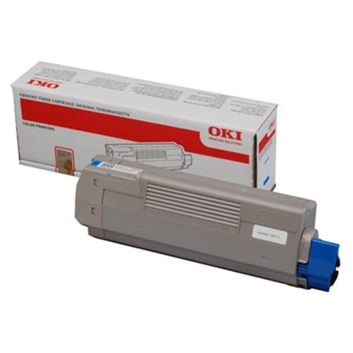 OEM Okidata 46507607 Cyan Toner Cartridge (10,000 Pages)