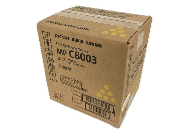 OEM Ricoh 842197 Yellow Toner Cartridge (26,000 Pages)