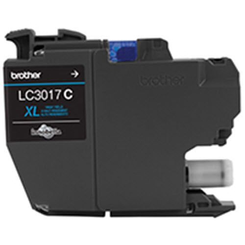 OEM Brother LC3017C High Yield Cyan Ink Cartridge (550 Pages)
