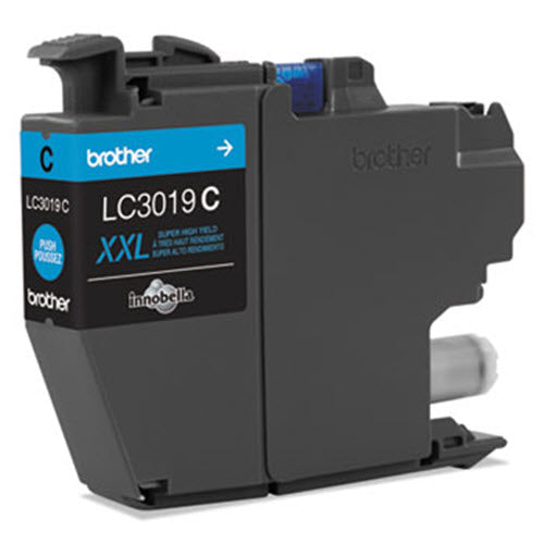 OEM Brother LC3019C Super High Yield Cyan Ink Cartridge (1,500 Pages)