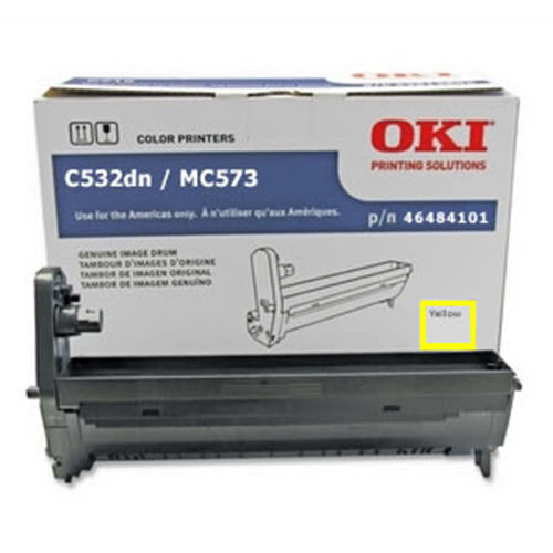OEM Okidata 46484101 Yellow Drum (30,000 Pages)