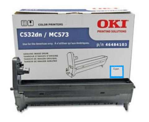 OEM Okidata 46484103 Cyan Drum (30,000 Pages)