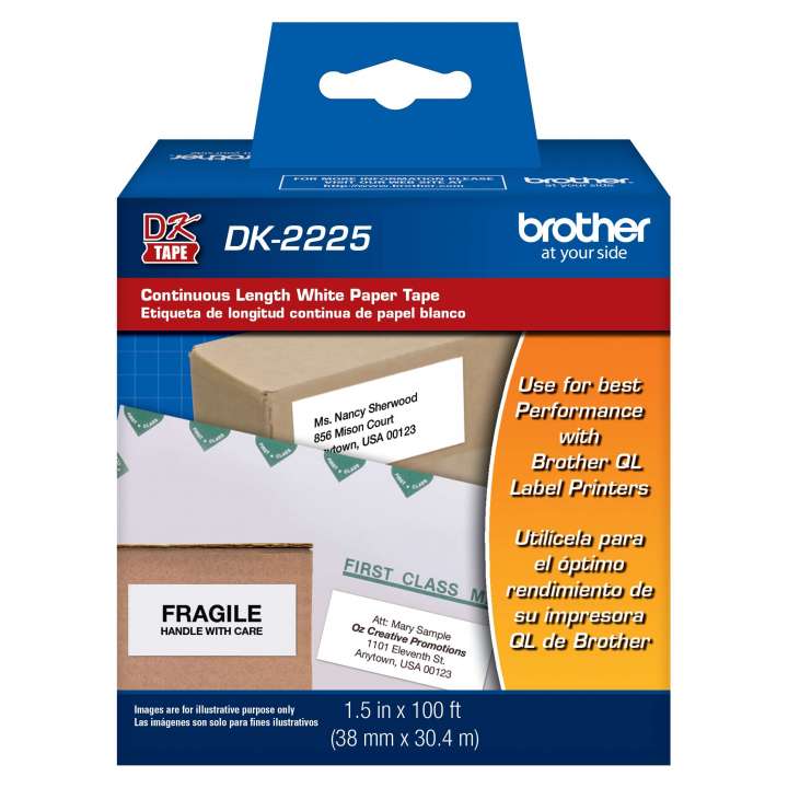 OEM Brother DK2225 White Paper Label