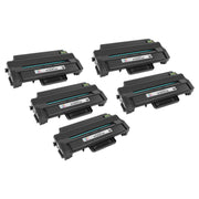 Set of 5 Compatible Dell 331-7328 Black Toner Cartridges
