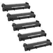 Set of 5 Compatible Dell 593-BBKD Black Toner Cartridges (13,000 Pages)