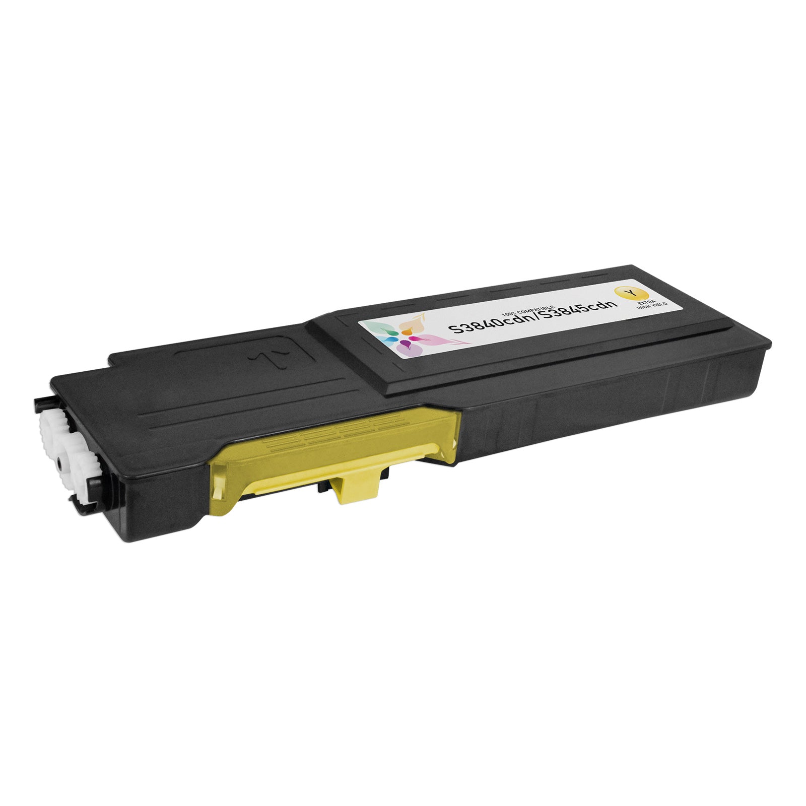 Compatible Dell 593-BCBD Yellow Toner Cartridge (9,000 Pages)