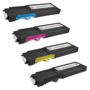 Compatible Set of 4 EHY Toners for Dell S3840cdn & S3845cdn (38,000 Pages)