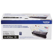 OEM Brother TN436BK Super HY Black Toner Cartridge (6,500 Pages)