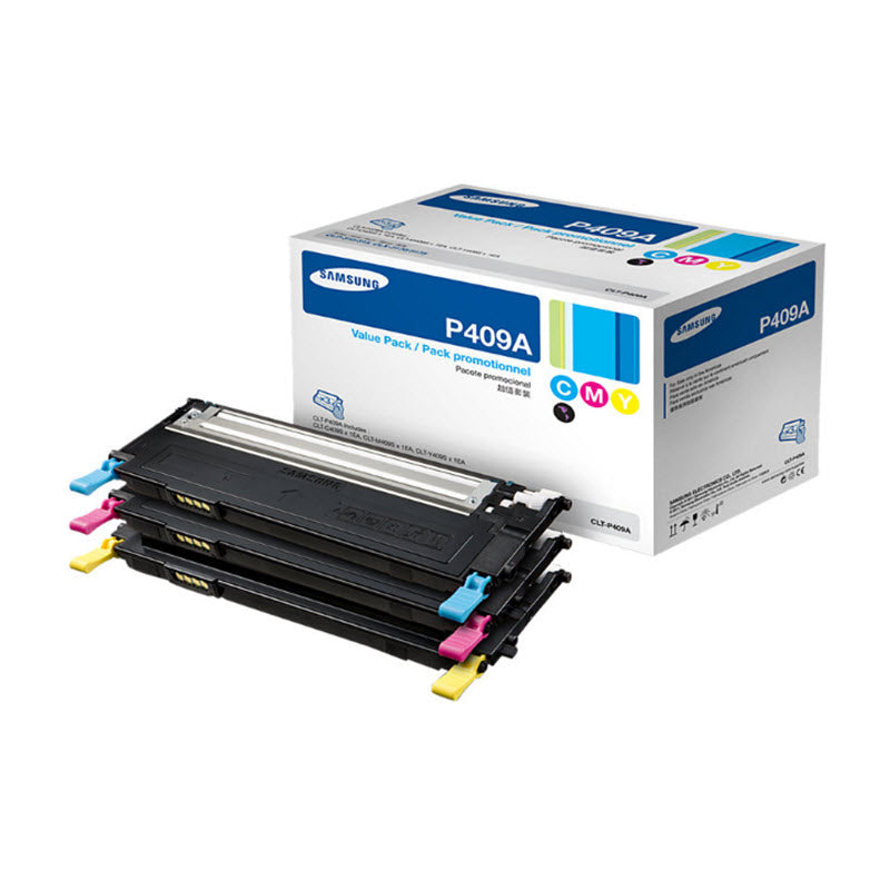 OEM Samsung CLT-P409A Multi Laser Toner Cartridge (3,000 Pages)
