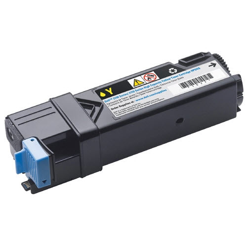 OEM Dell 331-0718 High-Yield Yellow Toner Cartridge (2,500 Pages)