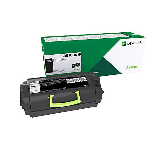 OEM Lexmark 53B1000 Black Toner Cartridge (11,000 Pages)