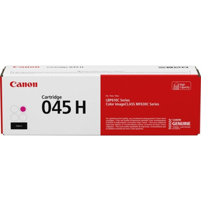 OEM Canon 045H High Yield Magenta Toner Cartridge (2,200 Pages)