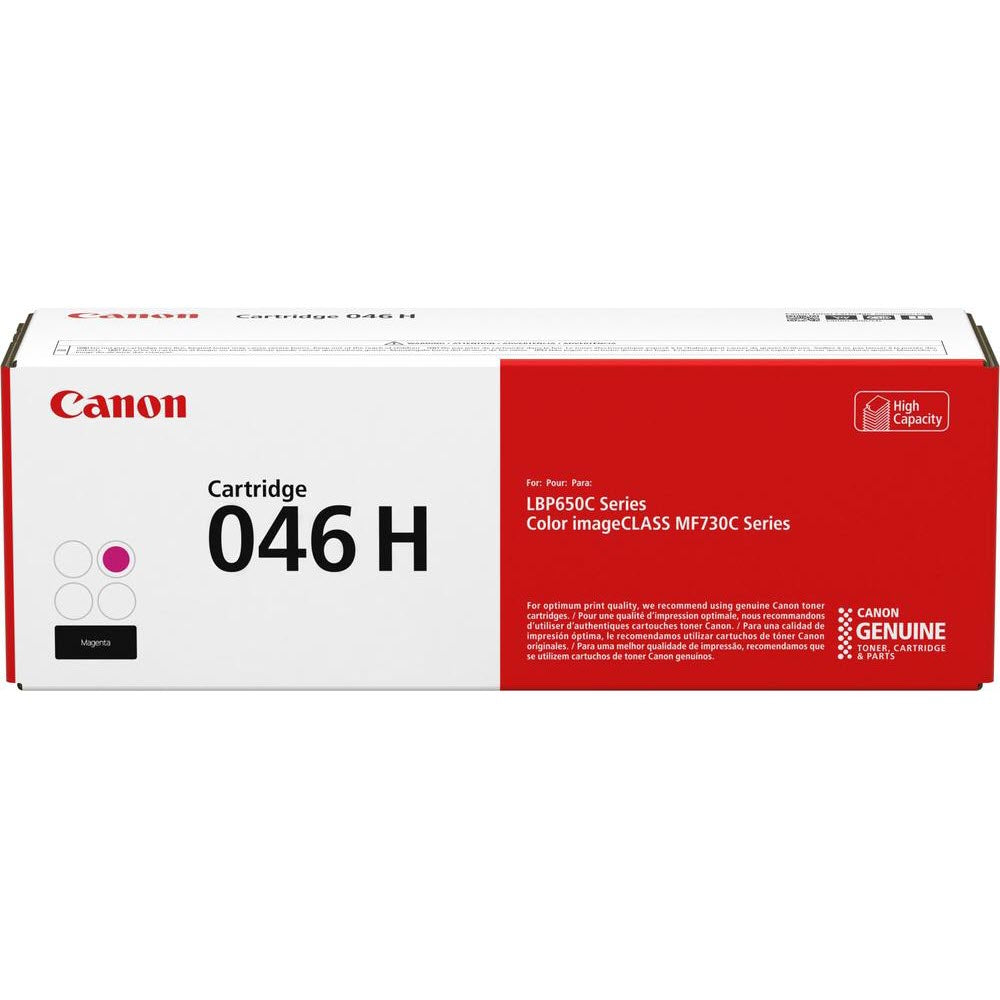 OEM Canon 046H High Yield Magenta Toner Cartridge (5,000 Pages)