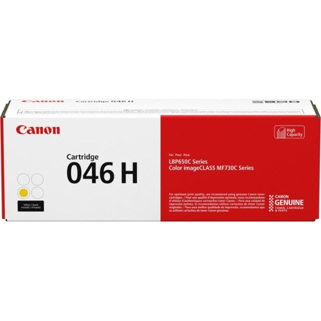 OEM Canon 046H HY Yellow Toner Cartridge (5,000 Pages)