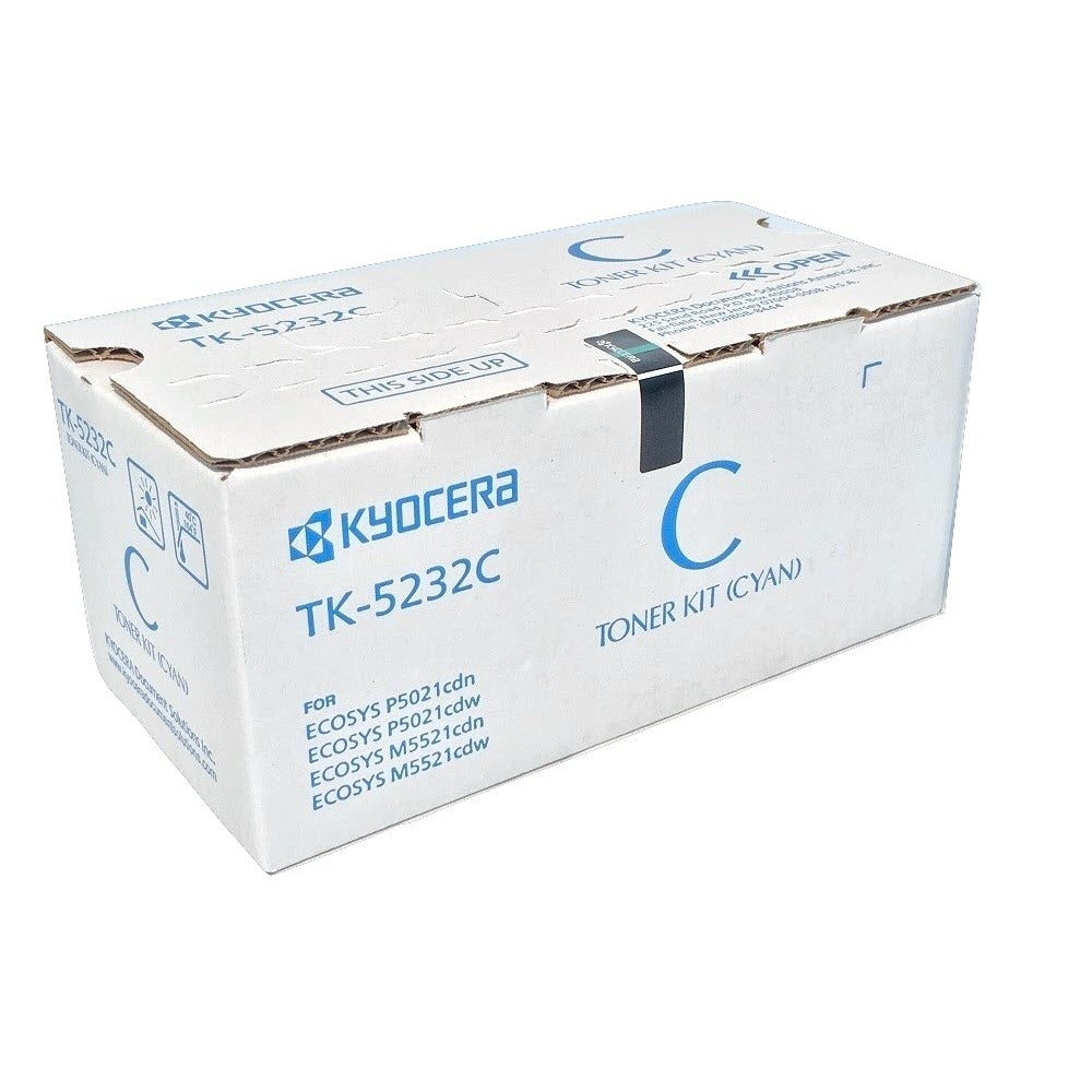 OEM Kyocera-Mita TK-5232C Cyan Toner Cartridge (2,200 Pages)