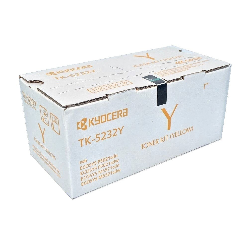 OEM Kyocera-Mita TK-5232Y Yellow Toner Cartridge (2,200 Pages)