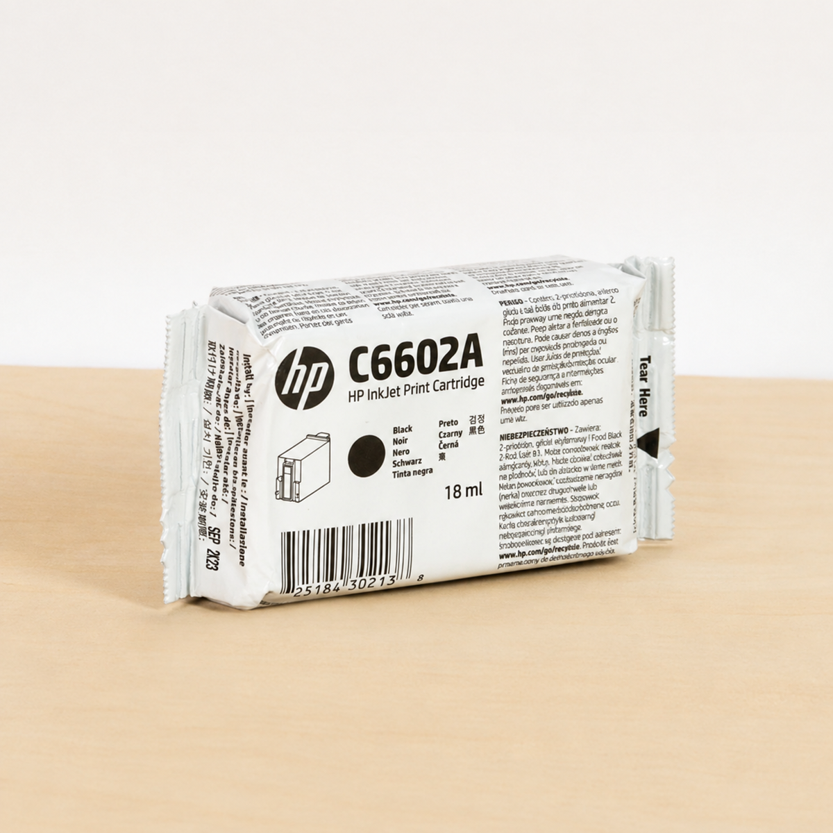 OEM HP C6602A Black Ink Cartridge (500 Pages)