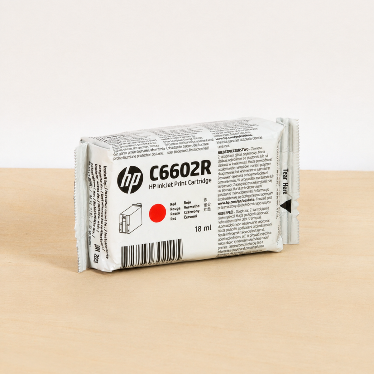 OEM HP C6602R Red Ink Cartridge (500 Pages)