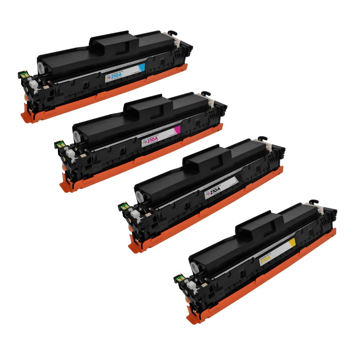 Set of 4 Compatible HP 210A Toner Cartridge (Black, Cyan, Magenta, Yellow)