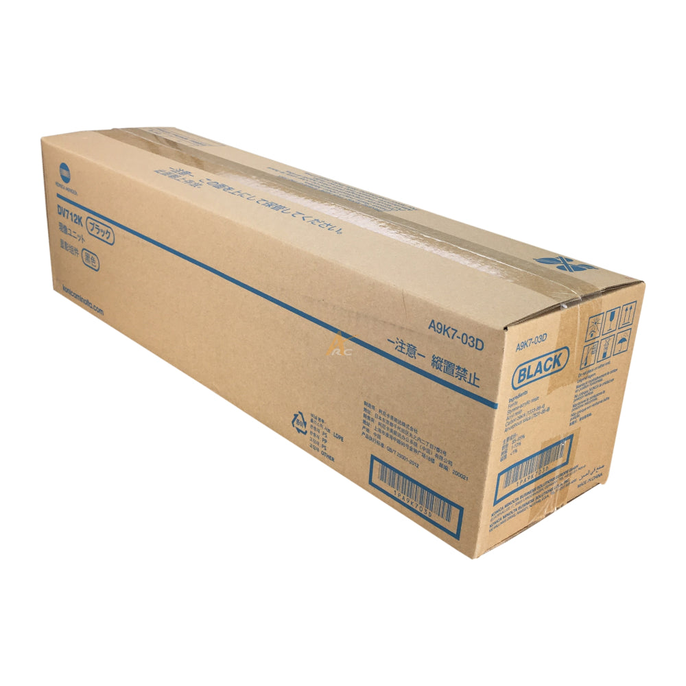 OEM Konica-Minolta DV-712K Black Developer Unit (1,200,000 Pages)